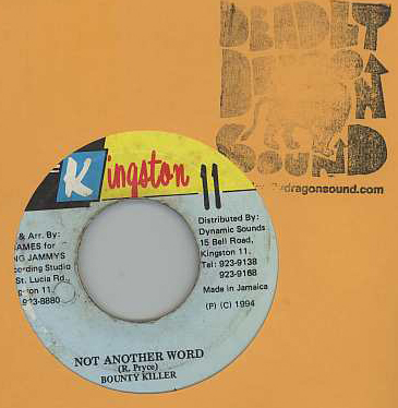 Bounty Killer Not Another Word Deadly Dragon Sound