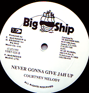 Courtney Melody - Never Gonna Give Jah Up