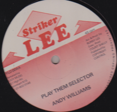 Andy Williams - Play Them Selector / Original Live Stock