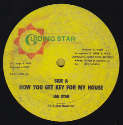 Jah Star - How You Get Key For My House