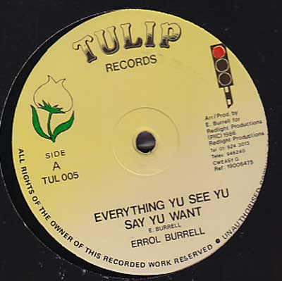 Errol Burrell - Everything Yu See Yu Say Yu Want