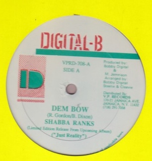 Shabba Ranks - Dem Bow | Deadly Dragon Sound