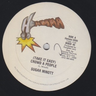 Sugar Minott / Jah Batta - Take It Easy Crowd A People