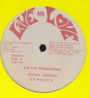 Shaka Shamba / Chinna Man - Dis The Programme / Boo-Ya-Ka