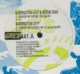 Under Mi Sensi Barrington Levy 送料無料 洋楽