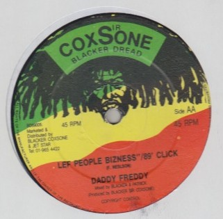 Daddy Freddy / Frankie Paul - Lef People Business / 89 Lick